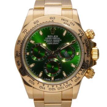 most popular green faced rolex watches